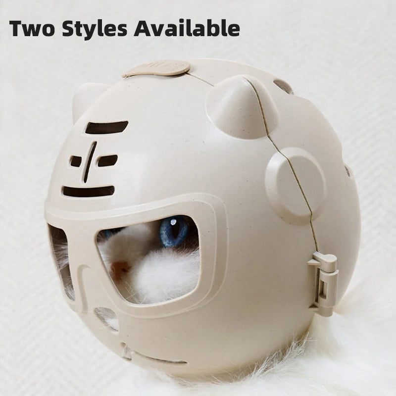 Ventilated Clear Cat Grooming Hood - pcxb-8594-6