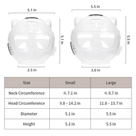Ventilated Clear Cat Grooming Hood - pcxb-8594-9