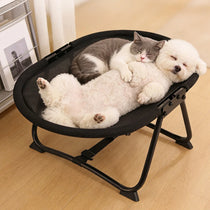 Foldable Elevated Round Pet Bed - pdono-8583-3
