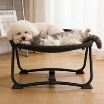 Foldable Elevated Round Pet Bed - pdono-8583-4