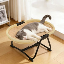 Foldable Elevated Round Pet Bed - pdono-8583 sku-02