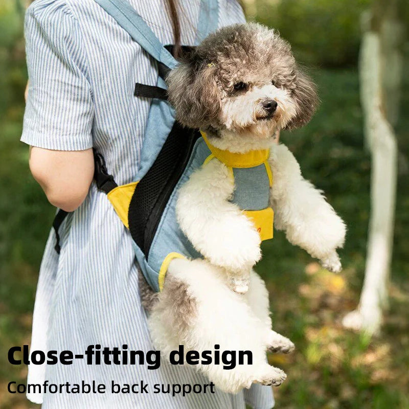 Breathable Front and Backpack Pet Carrier - pdono-8591-2