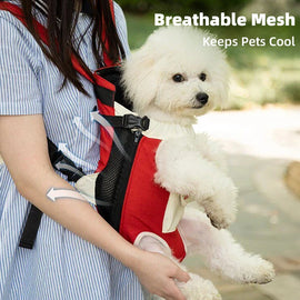 Breathable Front and Backpack Pet Carrier - pdono-8591-4