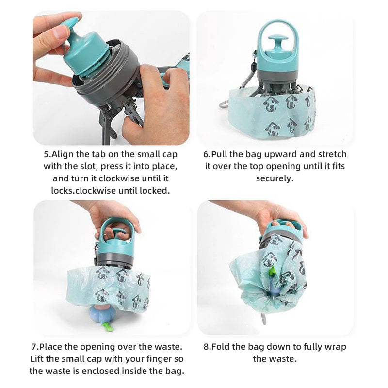 No-Touch Pet Waste Scooper with Bag Holder - petigo-8590-5