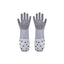 Extra-Long Silicone Pet Grooming Gloves - pfhtd-8597-a-GY