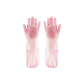 Extra-Long Silicone Pet Grooming Gloves - pfhtd-8597-a-PK