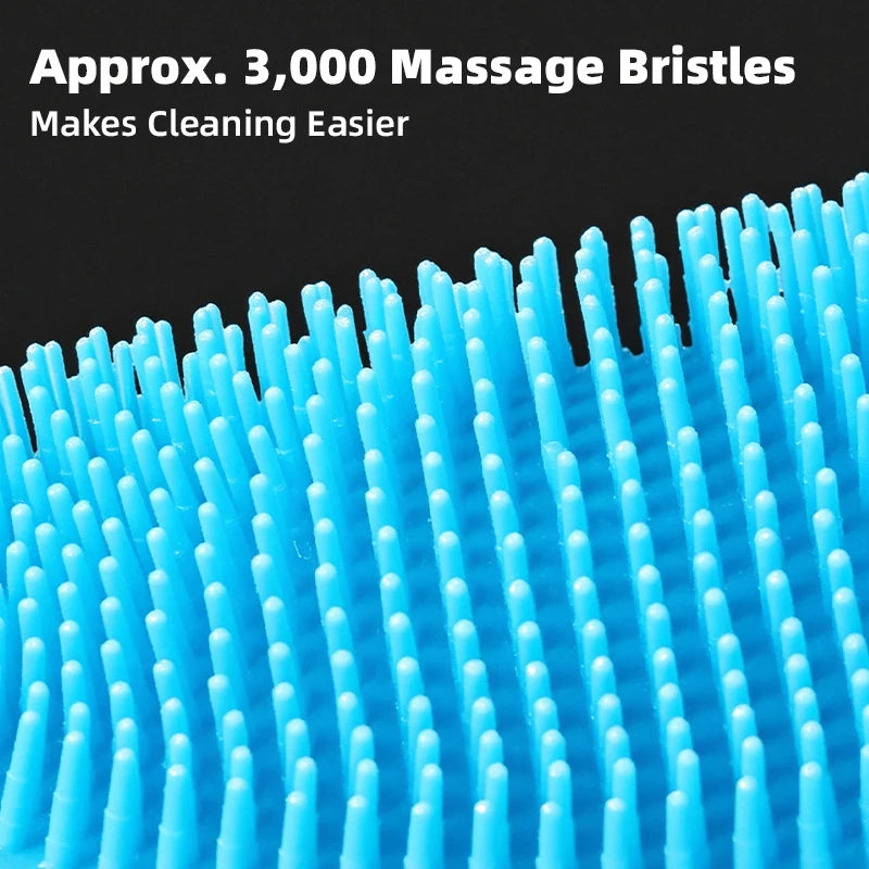 Silicone Pet Bathing Gloves with Massage Bristles - pgzm-8596-2