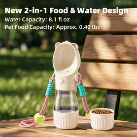 Portable Pet Water Bottle with Shoulder Strap - phoopet-8521-5