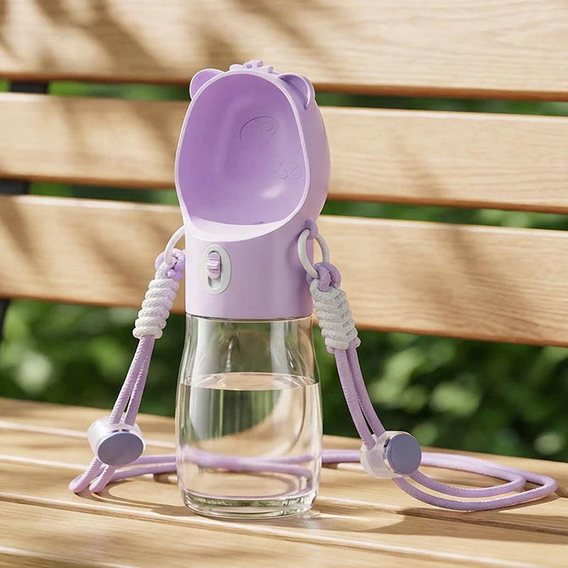 Portable Pet Water Bottle with Shoulder Strap - phoopet-8521-6
