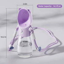 Portable Pet Water Bottle with Shoulder Strap - phoopet-8521 sku-05