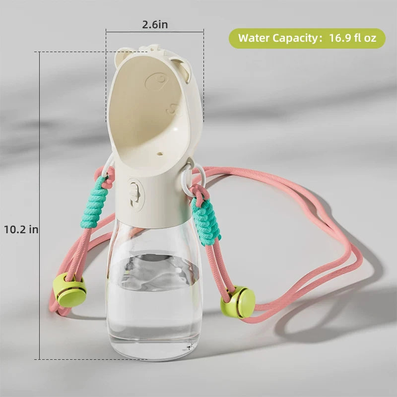 Portable Pet Water Bottle with Shoulder Strap - phoopet-8521 sku-08