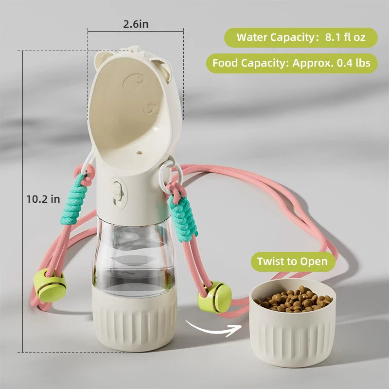 Portable Pet Water Bottle with Shoulder Strap - phoopet-8521 sku-09