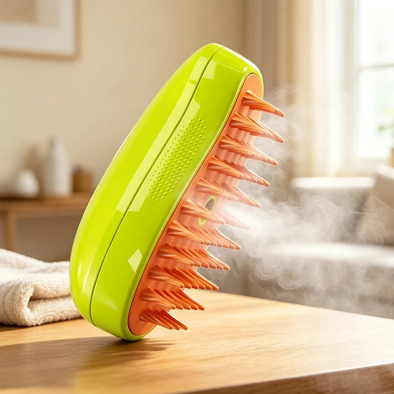 3-in-1 Pet Grooming Brush with Mist Spray - pkcyx-8587