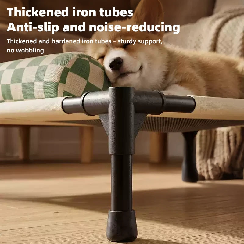 Elevated Cooling Pet Bed with Padded Bolsters - pmcbw-8580-3