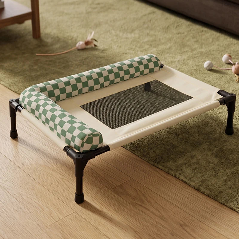 Elevated Cooling Pet Bed with Padded Bolsters - pmcbw-8580 sku-01