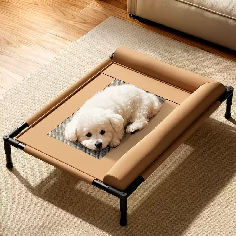 Elevated Cooling Pet Bed with Padded Bolsters - pmcbw-8580 sku-02