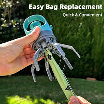 Portable No-Touch Pet Waste Scooper