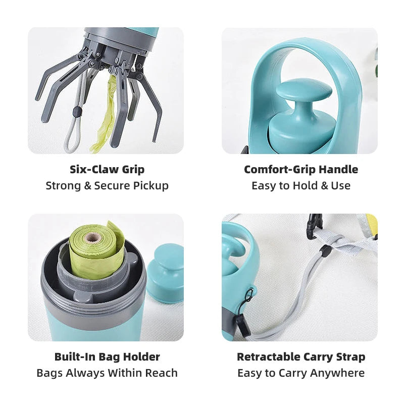 Portable No-Touch Pet Waste Scooper - pmgdj-8585-7