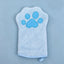 Absorbent Paw-Shaped Pet Grooming Mitt - pmgdj-8586-a1-BU