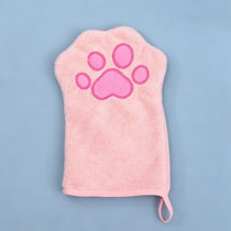 Absorbent Paw-Shaped Pet Grooming Mitt - pmgdj-8586-a1-PK