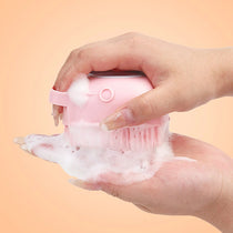Silicone Shampoo Dispensing Pet Bath Brush - pmlcw-8598-6