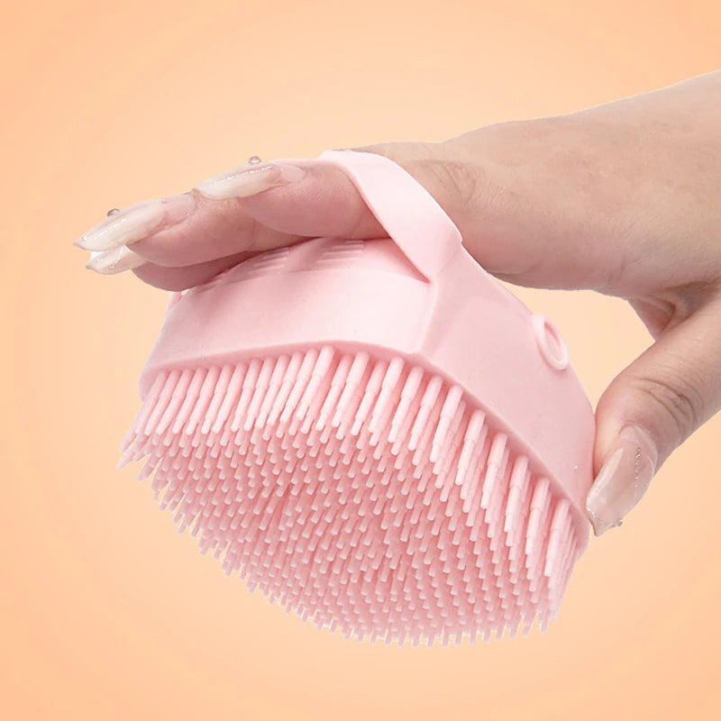 Silicone Shampoo Dispensing Pet Bath Brush - pmlcw-8598-7