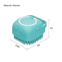 Silicone Shampoo Dispensing Pet Bath Brush - pmlcw-8598-8