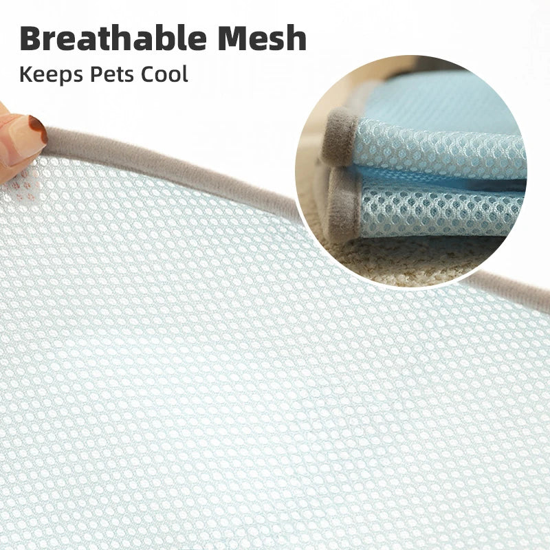 Breathable Pet Grooming Hammock with Hooks - pqxcw-8599-5