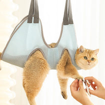 Breathable Pet Grooming Hammock with Hooks - pqxcw-8599