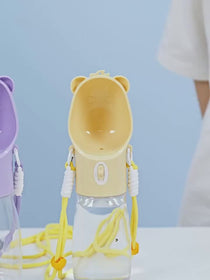Portable Pet Water Bottle with Shoulder Strap
