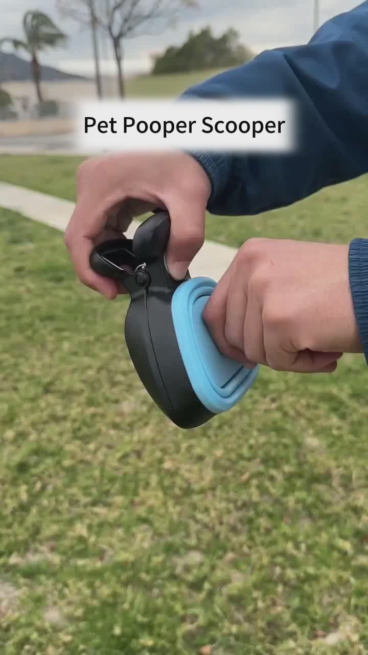 Collapsible Pet Waste Bag Holder and Scooper