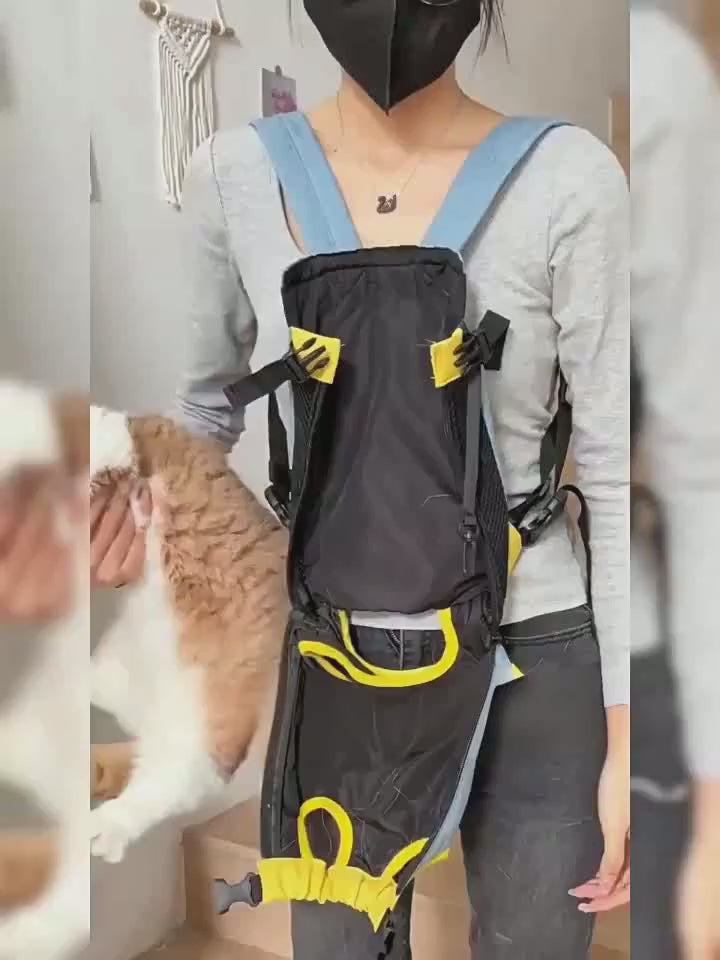 Breathable Front and Backpack Pet Carrier