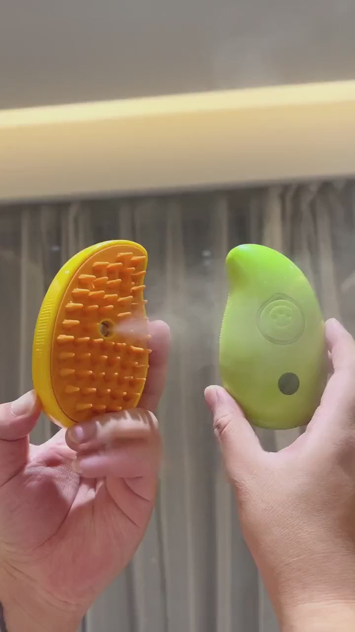 3-in-1 Pet Grooming Brush with Mist Spray