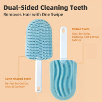 Double-Sided TPR Pet Hair Remover Brush - psjm-8588-4