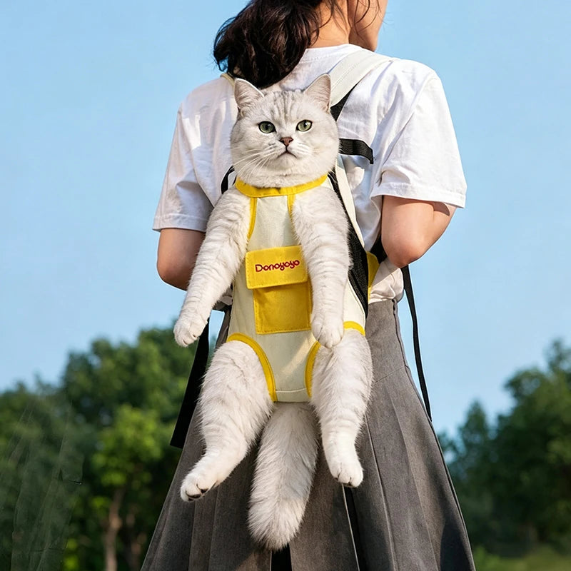 Breathable Front Pet Carrier Harness - pwwmm-8582 sku-03