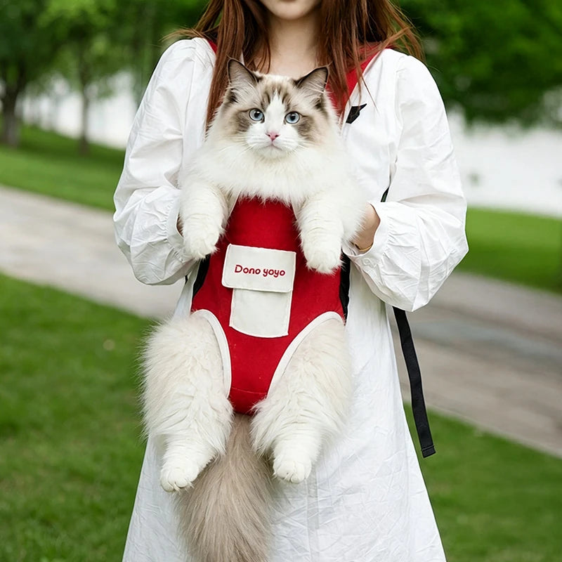 Breathable Front Pet Carrier Harness - pwwmm-8582 sku-04