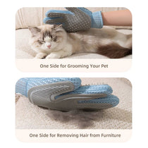 Double-Sided Pet Grooming and Deshedding Glove - pxpg-8595-2