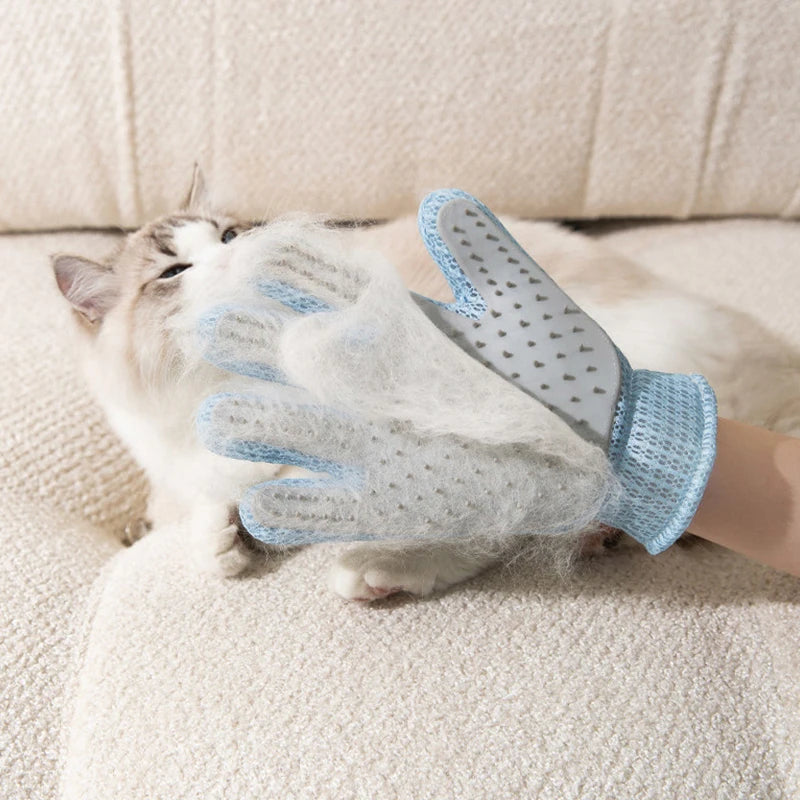 Double-Sided Pet Grooming and Deshedding Glove - pxpg-8595-5