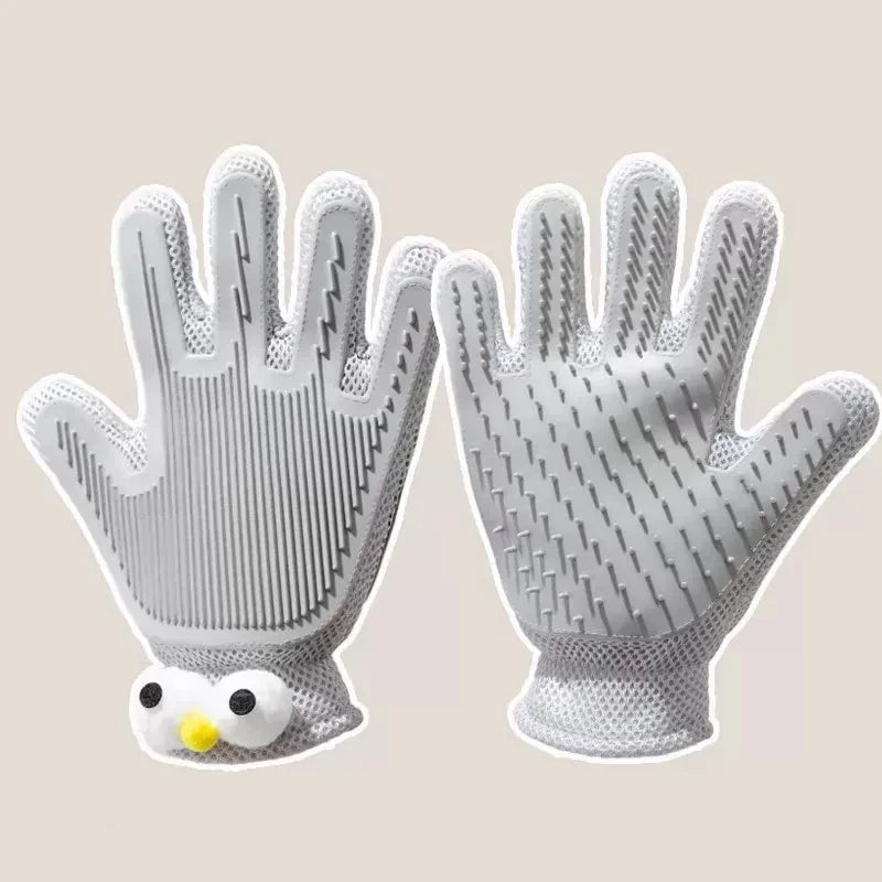 Double-Sided Pet Grooming and Deshedding Glove - pxpg-8595-a-GY