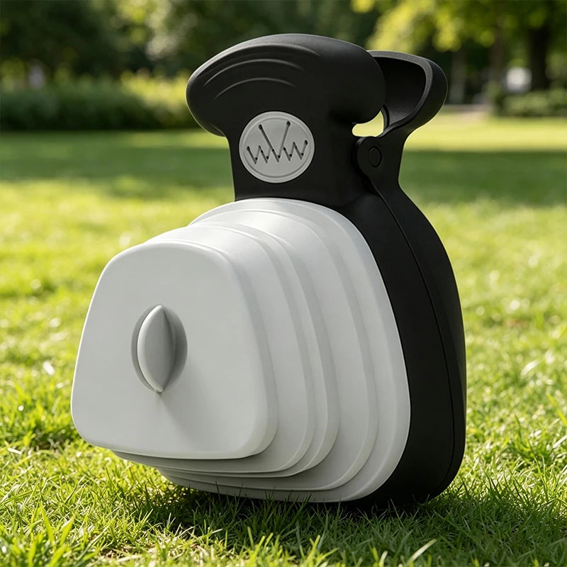 Collapsible Pet Waste Bag Holder and Scooper Main image