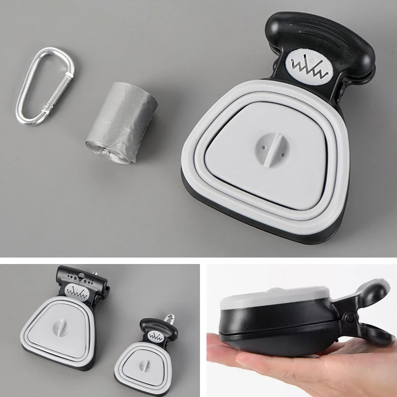 Collapsible Pet Waste Bag Holder and Scooper - pxxdxsj-8592-3