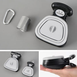 Collapsible Pet Waste Bag Holder and Scooper - pxxdxsj-8592-3