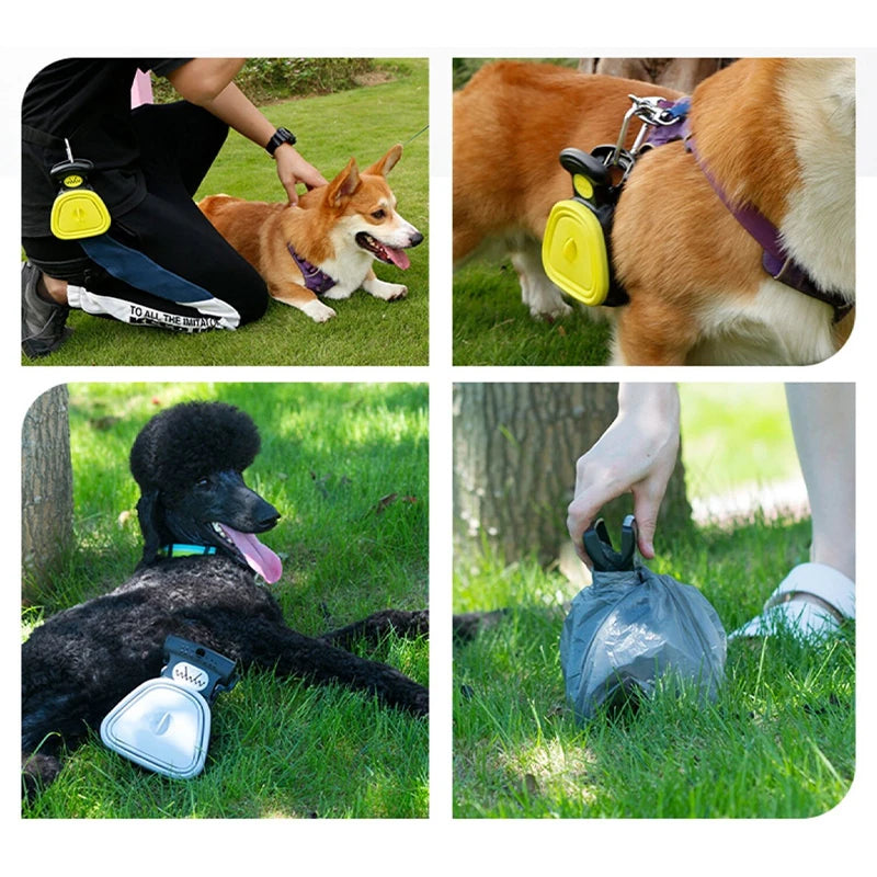 Collapsible Pet Waste Bag Holder and Scooper - pxxdxsj-8592-5