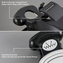 Collapsible Pet Waste Bag Holder and Scooper - pxxdxsj-8592-7