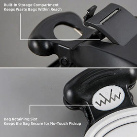 Collapsible Pet Waste Bag Holder and Scooper - pxxdxsj-8592-7