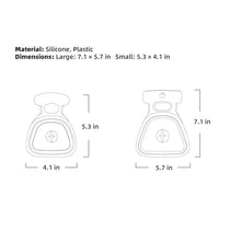 Collapsible Pet Waste Bag Holder and Scooper - pxxdxsj-8592-8