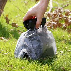 Collapsible Pet Waste Bag Holder and Scooper - pxxdxsj-8592