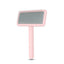 Pet Slicker & Pin Brush for Detangling and Coat Care in Soft-Pin Slicker Brush – Pink